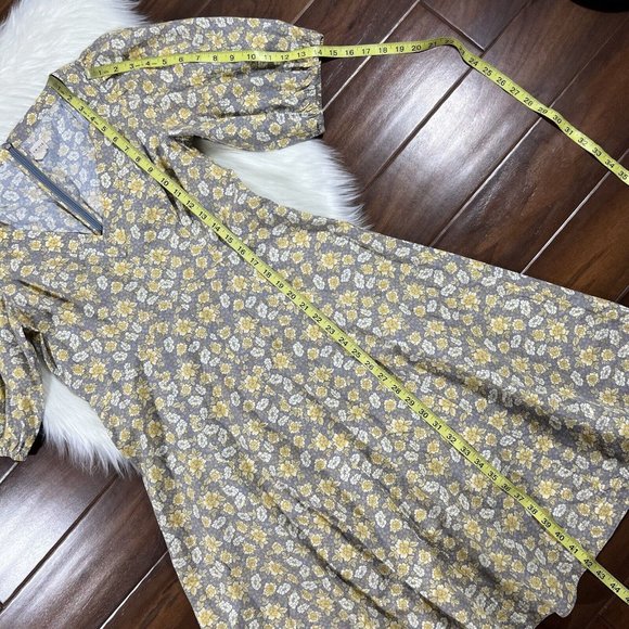 Rebecca Taylor La Vie Size Large Chamomile Margeaux Meadow‎ Poplin Dress - Picture 4 of 12